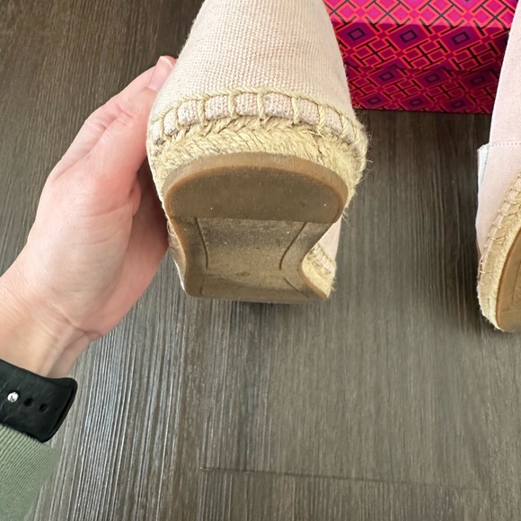 Tory Burch Pink and Brown Espadrilles - Picture 4 of 8